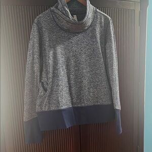 Lucy Gray and Navy Sweatshirt